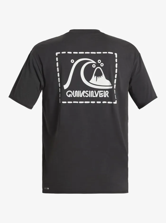 Quiksilver DNA Surf Tee Tarmac Mens Rashguards Quiksilver DNA Surf Tee Tarmac Mens Rashguards
