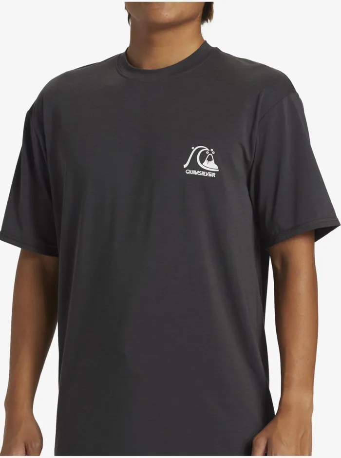 Quiksilver DNA Surf Tee Tarmac Mens Rashguards Quiksilver DNA Surf Tee Tarmac Mens Rashguards