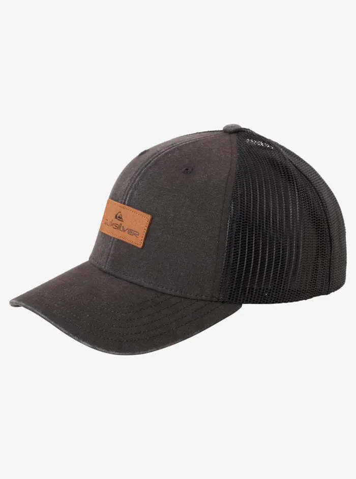 Quiksilver Down The Hatch Trucker Hat Black Mens Hats