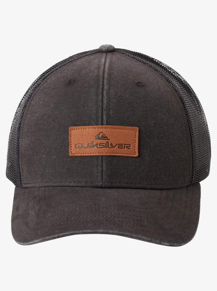 Quiksilver Down The Hatch Trucker Hat Black Mens Hats Quiksilver Down The Hatch Trucker Hat Black Mens Hats