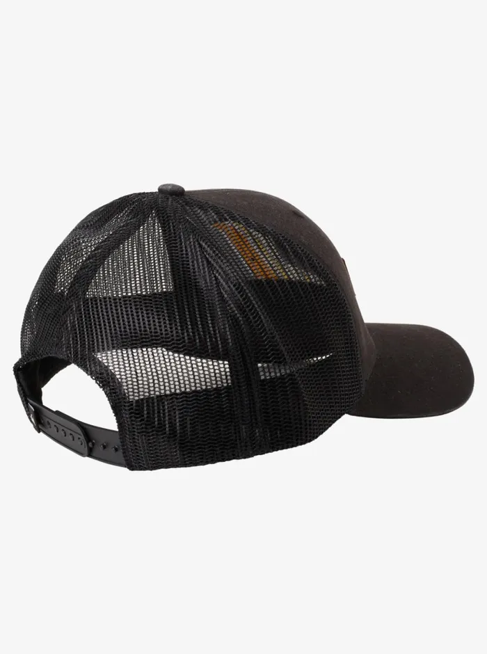Quiksilver Down The Hatch Trucker Hat Black Mens Hats Quiksilver Down The Hatch Trucker Hat Black Mens Hats