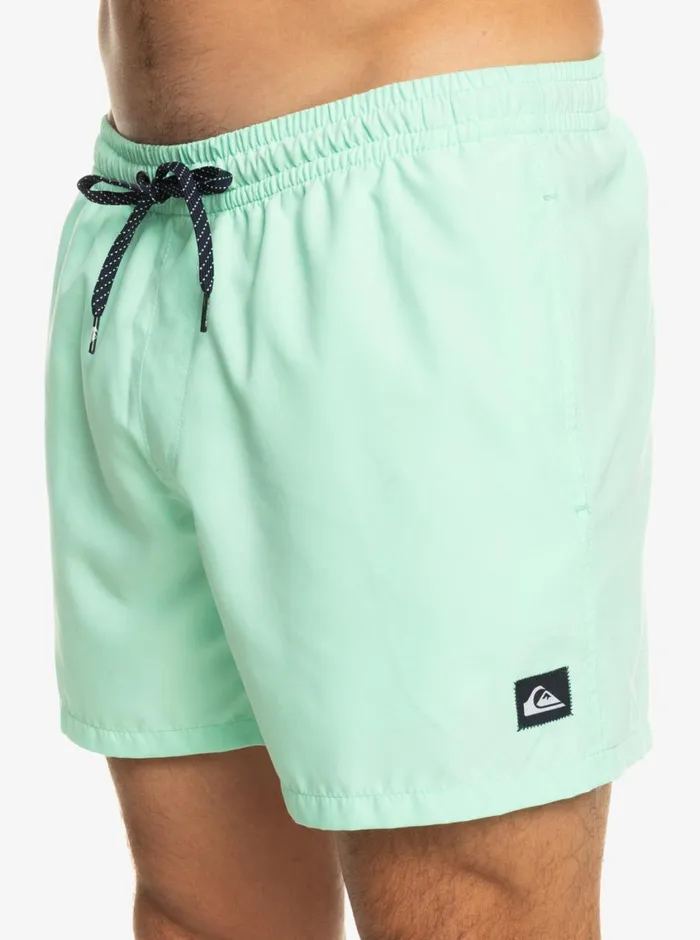 Quiksilver Everyday 15034 Volleys Green Gecko Mens Elastic Waist Quiksilver Everyday 15034 Volleys Green Gecko Mens Elastic Waist