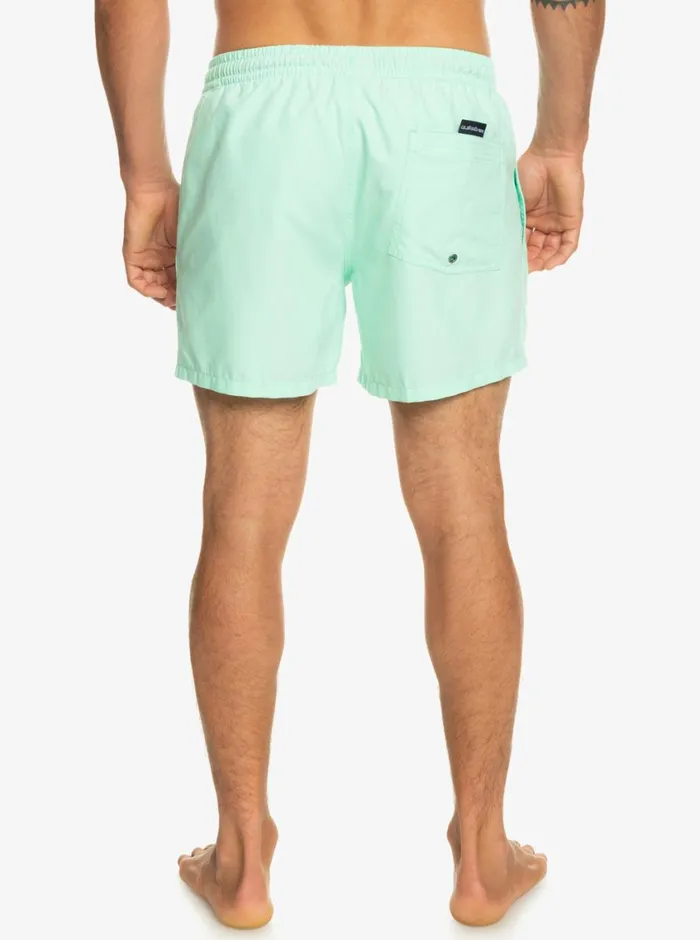 Quiksilver Everyday 15034 Volleys Green Gecko Mens Elastic Waist Quiksilver Everyday 15034 Volleys Green Gecko Mens Elastic Waist