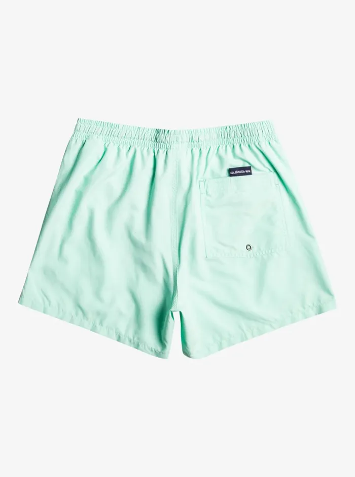Quiksilver Everyday 15034 Volleys Green Gecko Mens Elastic Waist Quiksilver Everyday 15034 Volleys Green Gecko Mens Elastic Waist