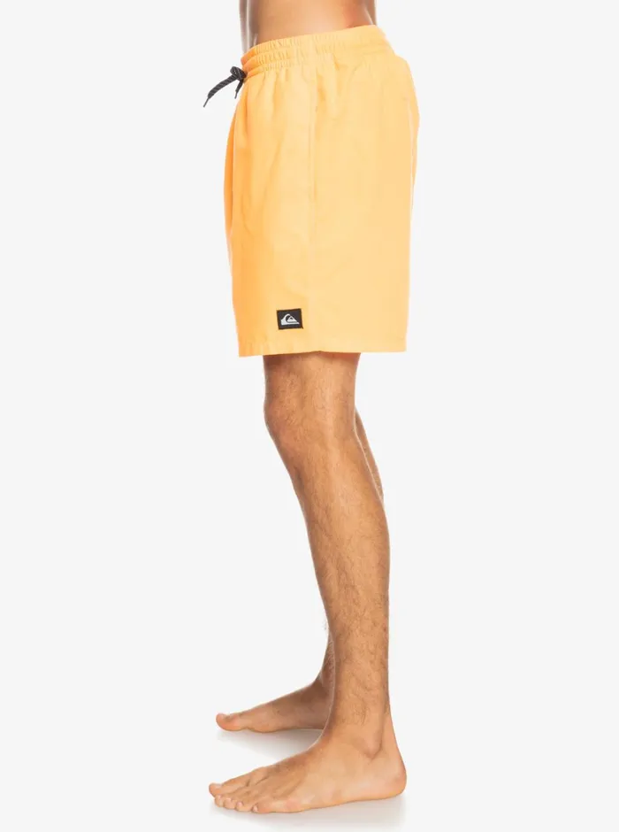 Quiksilver Everyday 17034 Volleys Orange Pop Mens Elastic Waist Quiksilver Everyday 17034 Volleys Orange Pop Mens Elastic Waist