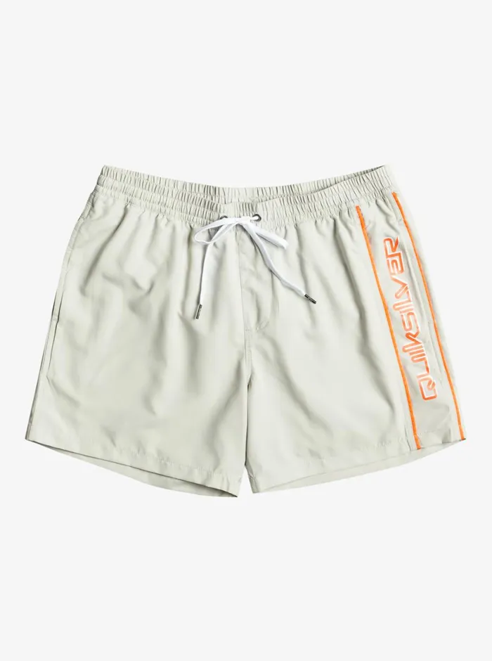 Quiksilver Everyday Vert 16034 Volleys Gray Violet Mens Elastic Waist