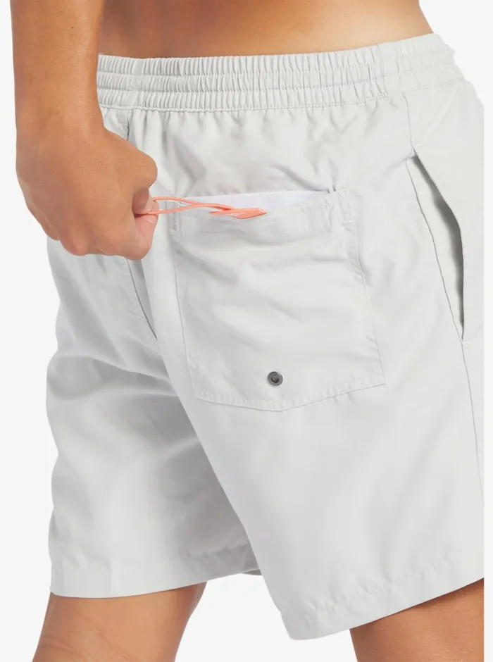 Quiksilver Everyday Vert 16034 Volleys Gray Violet Mens Elastic Waist Quiksilver Everyday Vert 16034 Volleys Gray Violet Mens Elastic Waist