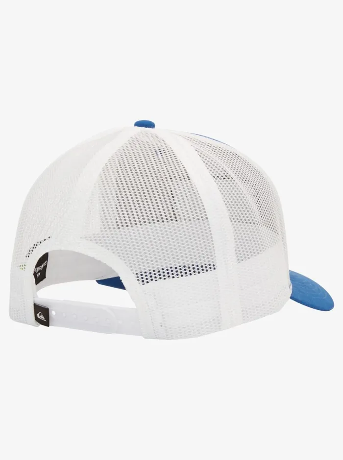 Quiksilver Fabled Season Trucker Hat Monaco Blue Mens Hats Quiksilver Fabled Season Trucker Hat Monaco Blue Mens Hats