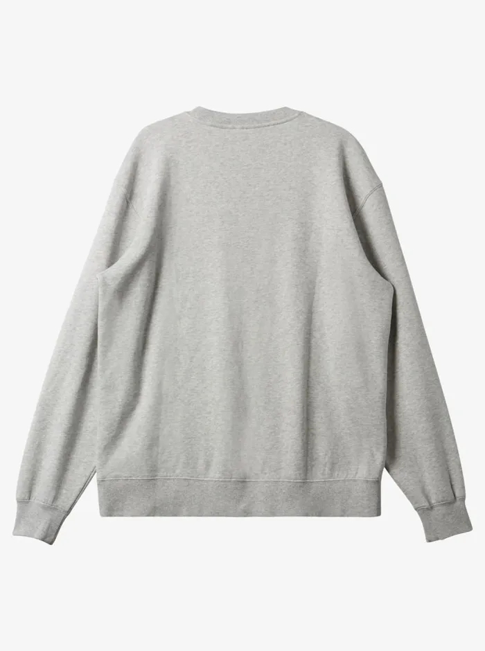 Quiksilver Graphic Mix Crew Neck Sweatshirt White Marble Heather Mens Sweatshirts and Hoodies Quiksilver Graphic Mix Crew Neck Sweatshirt White Marble Heather Mens Sweatshirts and Hoodies