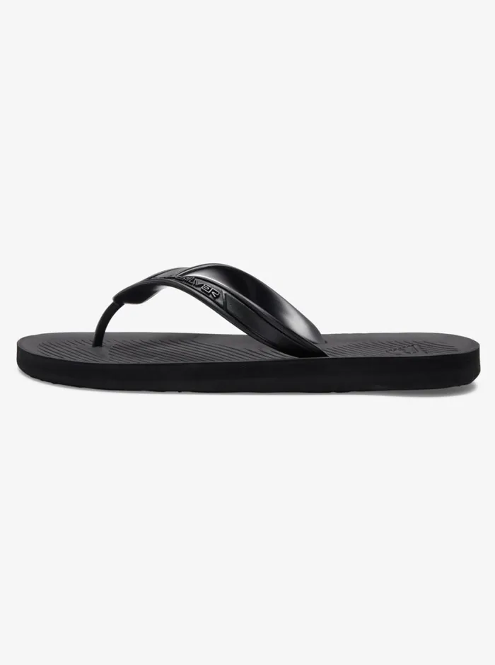 Quiksilver Haleiwa Core FlipFlops Black 2 Mens Sandals Quiksilver Haleiwa Core FlipFlops Black 2 Mens Sandals