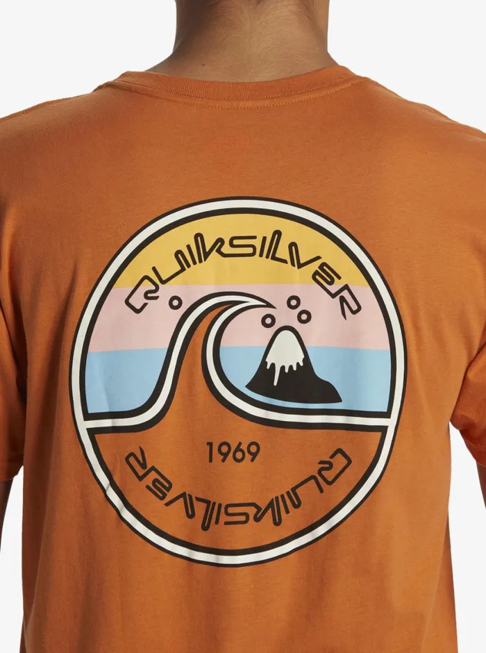 Quiksilver In The Groove TShirt Mango Mens Tees Quiksilver In The Groove TShirt Mango Mens Tees