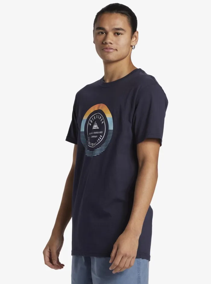 Quiksilver Insta Fill TShirt Navy Blazer Mens Tees Quiksilver Insta Fill TShirt Navy Blazer Mens Tees