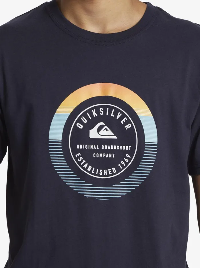Quiksilver Insta Fill TShirt Navy Blazer Mens Tees Quiksilver Insta Fill TShirt Navy Blazer Mens Tees