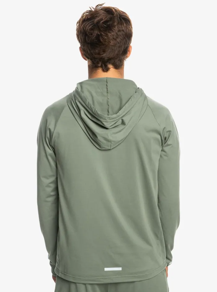 Quiksilver Knit Training Technical ZipUp Hoodie Laurel Wreath Mens Sweatshirts and Hoodies Quiksilver Knit Training Technical ZipUp Hoodie Laurel Wreath Mens Sweatshirts and Hoodies