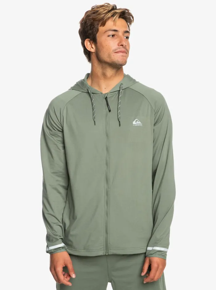 Quiksilver Knit Training Technical ZipUp Hoodie Laurel Wreath Mens Sweatshirts and Hoodies Quiksilver Knit Training Technical ZipUp Hoodie Laurel Wreath Mens Sweatshirts and Hoodies