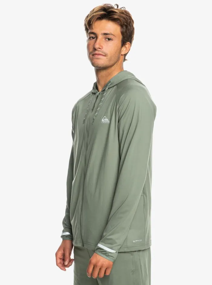 Quiksilver Knit Training Technical ZipUp Hoodie Laurel Wreath Mens Sweatshirts and Hoodies Quiksilver Knit Training Technical ZipUp Hoodie Laurel Wreath Mens Sweatshirts and Hoodies