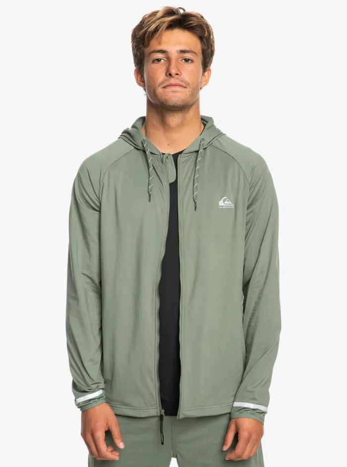 Quiksilver Knit Training Technical ZipUp Hoodie Laurel Wreath Mens Sweatshirts and Hoodies Quiksilver Knit Training Technical ZipUp Hoodie Laurel Wreath Mens Sweatshirts and Hoodies