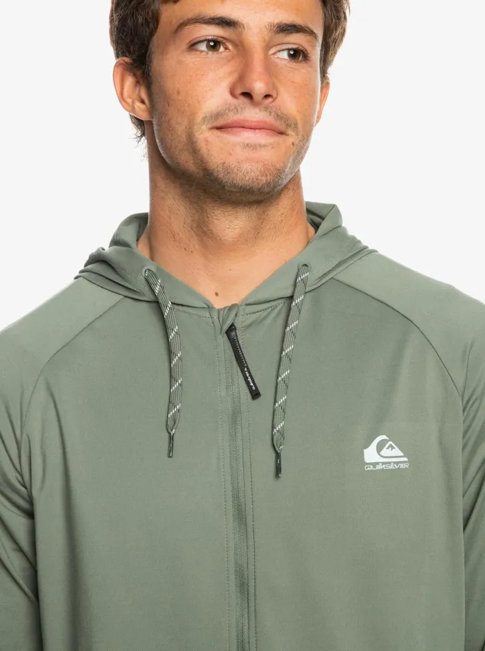 Quiksilver Knit Training Technical ZipUp Hoodie Laurel Wreath Mens Sweatshirts and Hoodies Quiksilver Knit Training Technical ZipUp Hoodie Laurel Wreath Mens Sweatshirts and Hoodies
