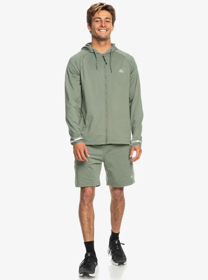 Quiksilver Knit Training Technical ZipUp Hoodie Laurel Wreath Mens Sweatshirts and Hoodies Quiksilver Knit Training Technical ZipUp Hoodie Laurel Wreath Mens Sweatshirts and Hoodies