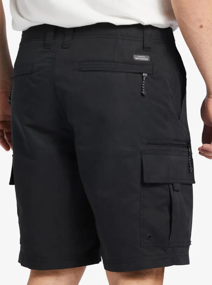 Quiksilver Maldive Atoll Cargo 20034 Shorts Black MensWaterman Shorts and Amphibians