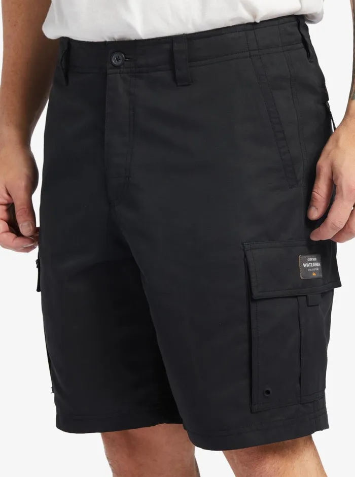Quiksilver Maldive Atoll Cargo 20034 Shorts Black MensWaterman Shorts and Amphibians