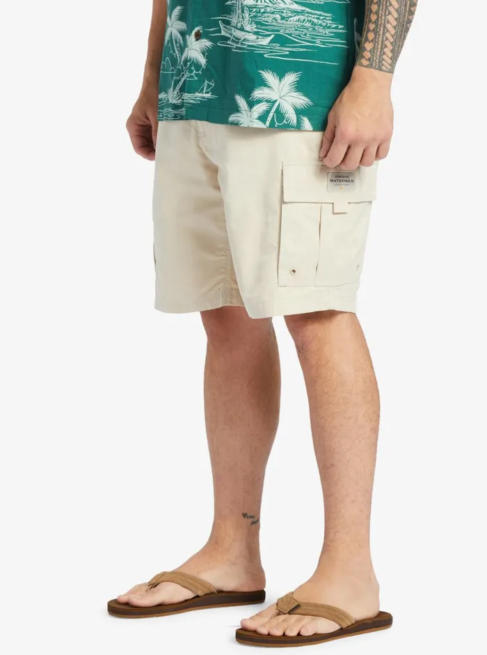Quiksilver Maldive Atoll Cargo 20034 Shorts Brown Rice MensWaterman Shorts and Amphibians