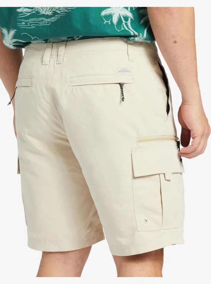Quiksilver Maldive Atoll Cargo 20034 Shorts Brown Rice MensWaterman Shorts and Amphibians