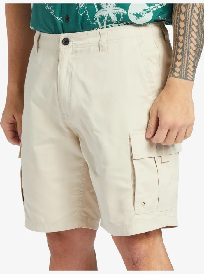 Quiksilver Maldive Atoll Cargo 20034 Shorts Brown Rice MensWaterman Shorts and Amphibians