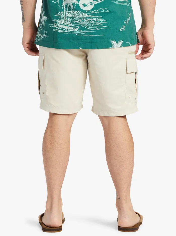Quiksilver Maldive Atoll Cargo 20034 Shorts Brown Rice MensWaterman Shorts and Amphibians