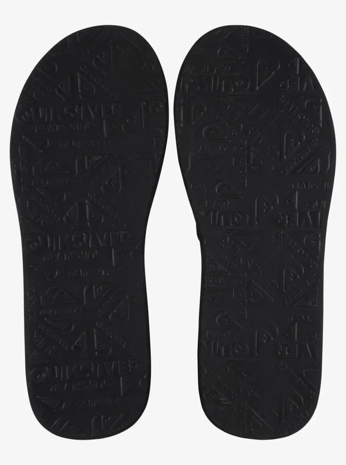 Quiksilver Massage FlipFlops Blackgreenblack Mens Sandals Quiksilver Massage FlipFlops Blackgreenblack Mens Sandals
