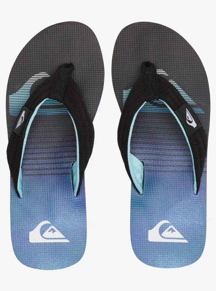 Quiksilver Molokai Layback Sandals Blackgreenblue Mens Sandals Quiksilver Molokai Layback Sandals Blackgreenblue Mens Sandals