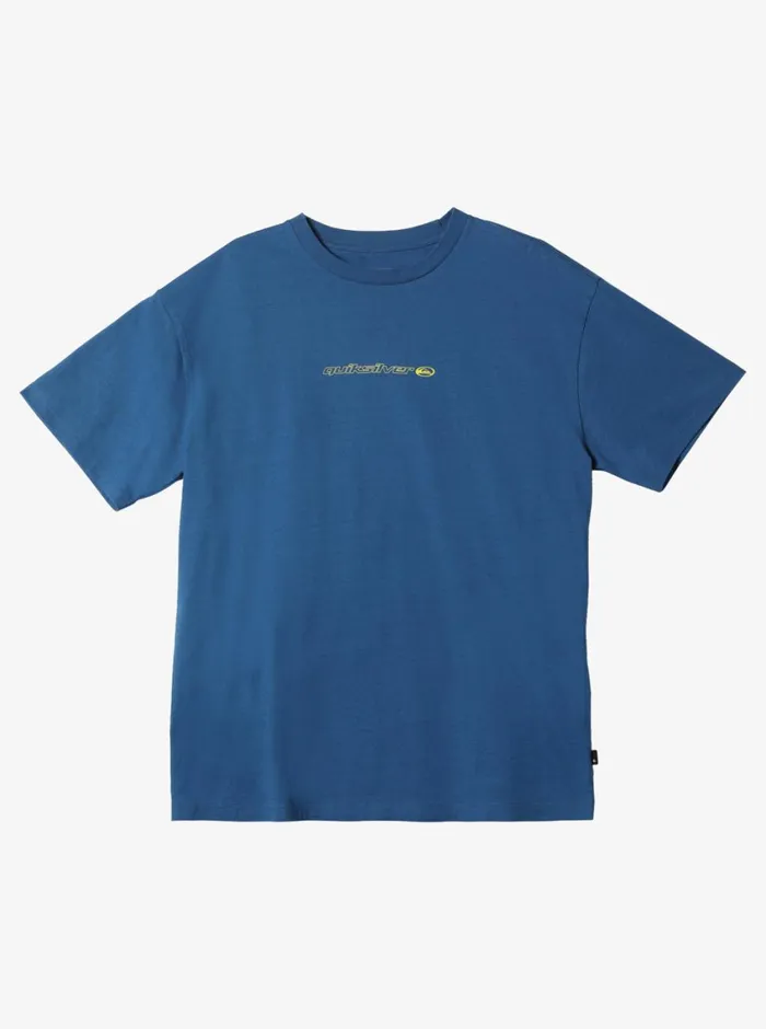 Quiksilver New Instinct Short Sleeve TShirt Dark Blue Mens Tees