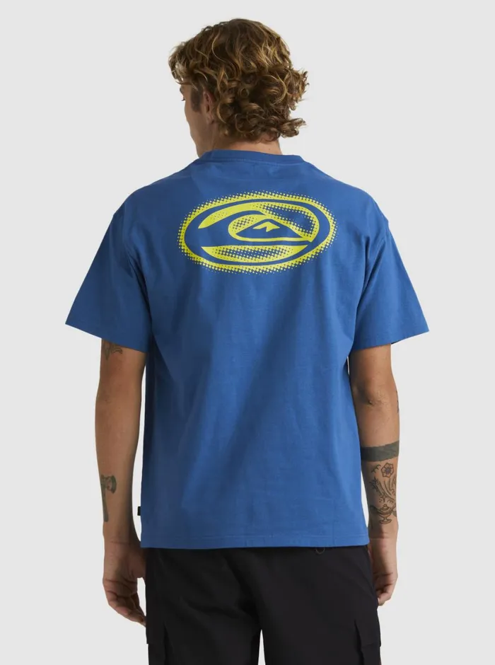 Quiksilver New Instinct Short Sleeve TShirt Dark Blue Mens Tees Quiksilver New Instinct Short Sleeve TShirt Dark Blue Mens Tees
