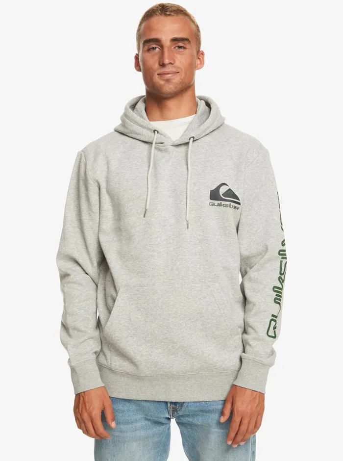 Quiksilver Omni Logo Hoodie Athletic Heather Mens Sweatshirts and Hoodies Quiksilver Omni Logo Hoodie Athletic Heather Mens Sweatshirts and Hoodies