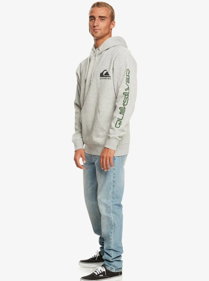 Quiksilver Omni Logo Hoodie Athletic Heather Mens Sweatshirts and Hoodies Quiksilver Omni Logo Hoodie Athletic Heather Mens Sweatshirts and Hoodies