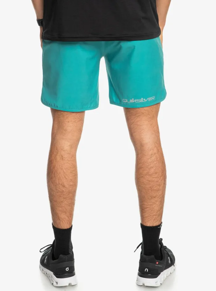 Quiksilver Omni Scallop 17034 Amphibian Boardshorts Brittany Blue Mens Shorts and Amphibians Quiksilver Omni Scallop 17034 Amphibian Boardshorts Brittany Blue Mens Shorts and Amphibians