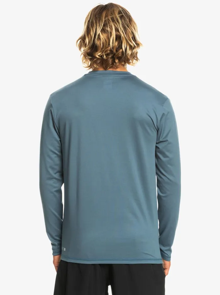 Quiksilver Omni Session Long Sleeve Upf 50 Surf TShirt Bering Sea Mens Rashguards Quiksilver Omni Session Long Sleeve Upf 50 Surf TShirt Bering Sea Mens Rashguards