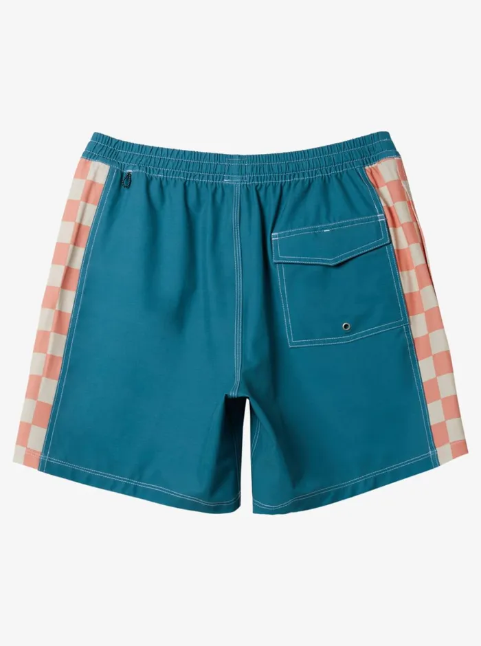 Quiksilver Original Arch Volley 17034 Elastic Waist Shorts Colonial Blue Mens Elastic Waist Quiksilver Original Arch Volley 17034 Elastic Waist Shorts Colonial Blue Mens Elastic Waist