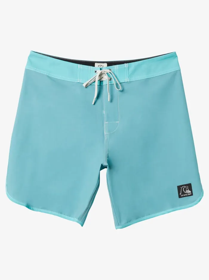 Quiksilver Original Scallop 18034 Boardshorts Reef Waters Mens Shorts and Amphibians Quiksilver Original Scallop 18034 Boardshorts Reef Waters Mens Shorts and Amphibians