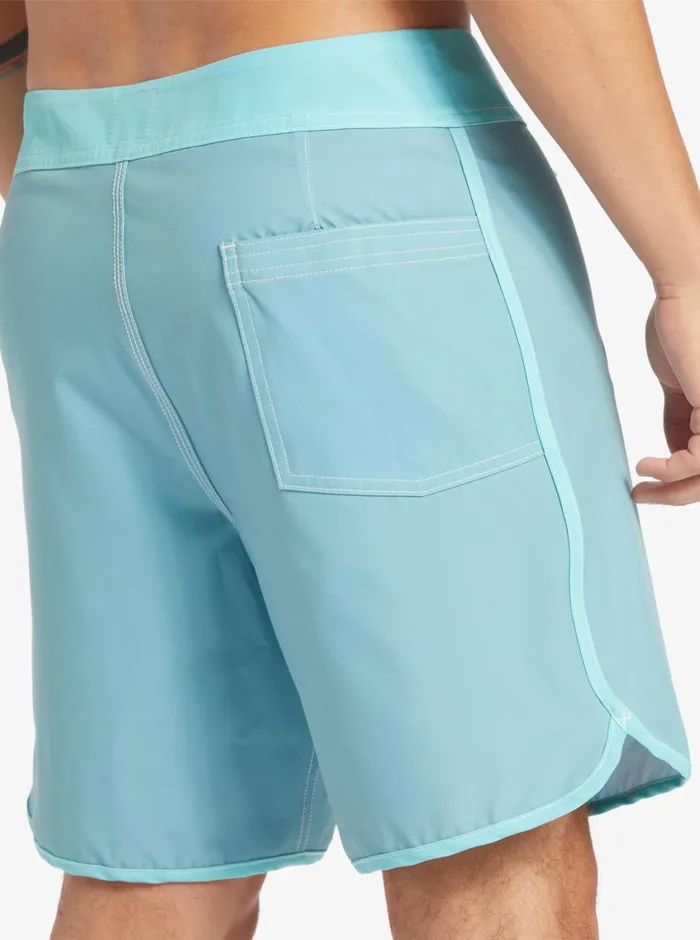Quiksilver Original Scallop 18034 Boardshorts Reef Waters Mens Shorts and Amphibians