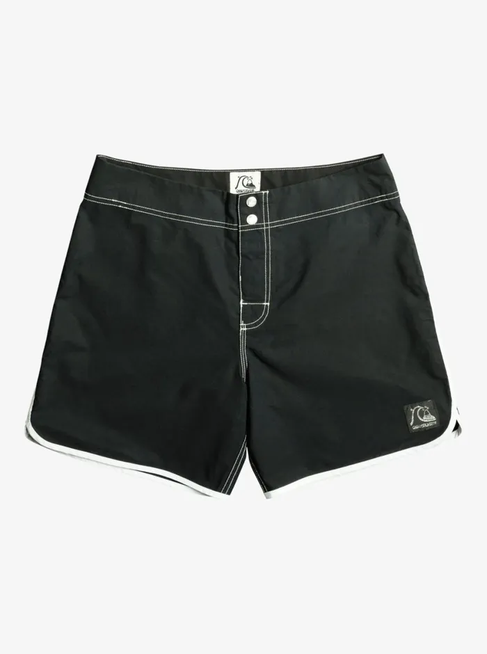 Quiksilver Original Scallop Snap 16034 Boardshorts Black Mens Boardshorts