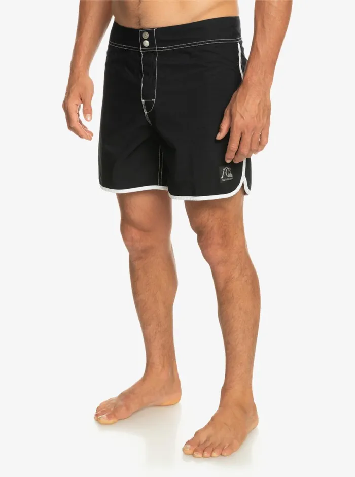 Quiksilver Original Scallop Snap 16034 Boardshorts Black Mens Boardshorts Quiksilver Original Scallop Snap 16034 Boardshorts Black Mens Boardshorts