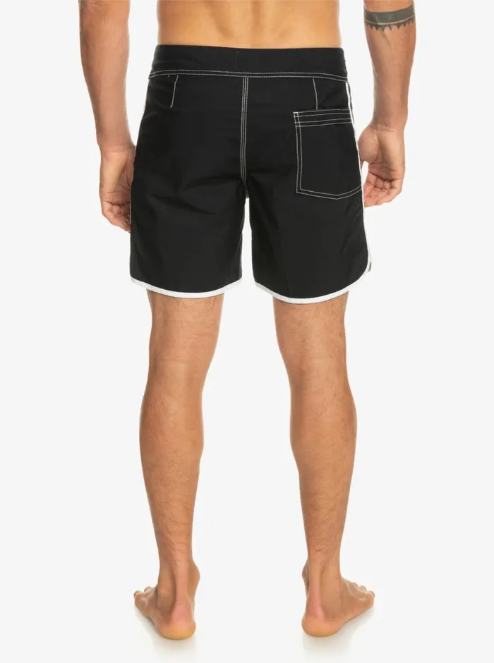 Quiksilver Original Scallop Snap 16034 Boardshorts Black Mens Boardshorts Quiksilver Original Scallop Snap 16034 Boardshorts Black Mens Boardshorts