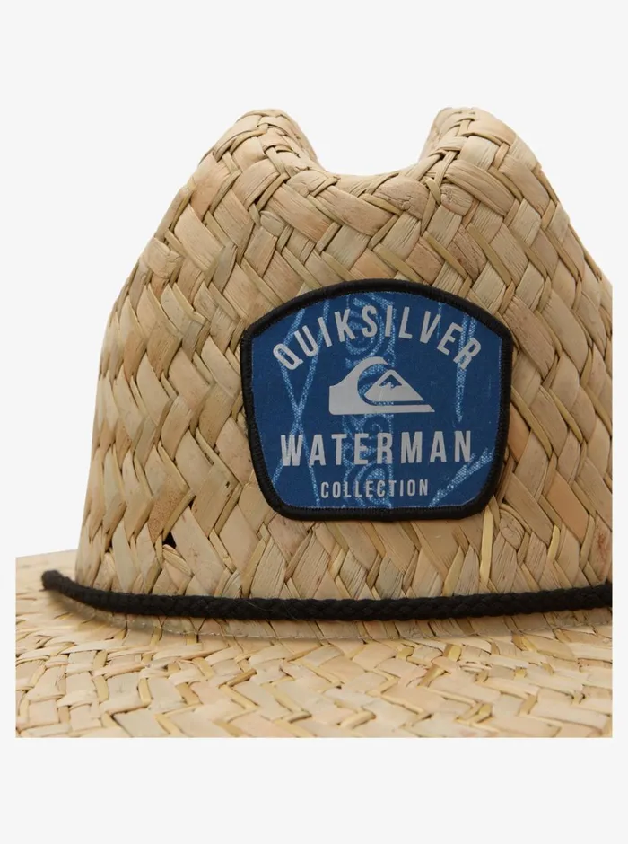 Quiksilver Outsider Straw Lifeguard Hat Reef Point Ensign Blue Mens Hats Quiksilver Outsider Straw Lifeguard Hat Reef Point Ensign Blue Mens Hats