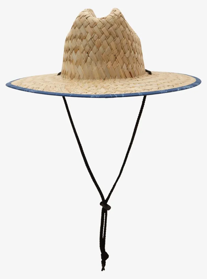 Quiksilver Outsider Straw Lifeguard Hat Reef Point Ensign Blue Mens Hats Quiksilver Outsider Straw Lifeguard Hat Reef Point Ensign Blue Mens Hats