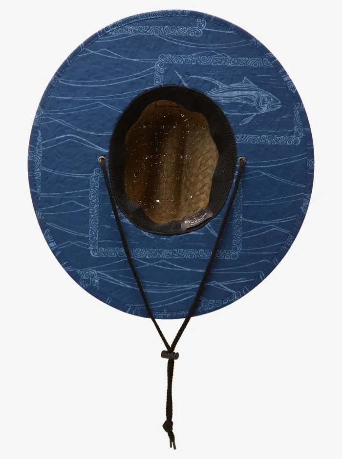 Quiksilver Outsider Straw Lifeguard Hat Reef Point Ensign Blue Mens Hats Quiksilver Outsider Straw Lifeguard Hat Reef Point Ensign Blue Mens Hats