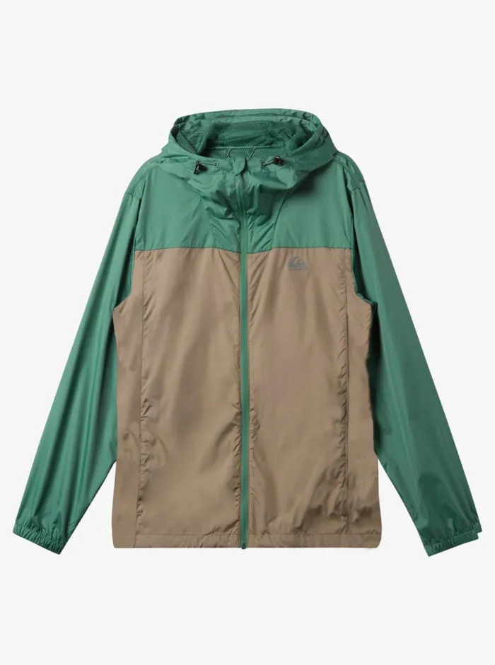 Quiksilver Overcast Windbreaker Frosty Spruce Mens Jackets