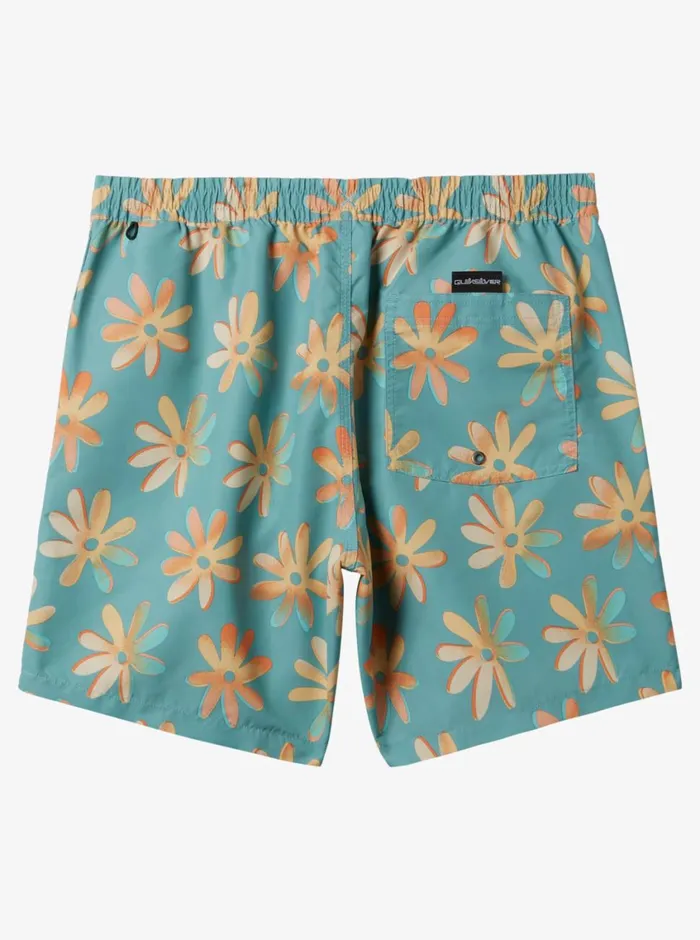 Quiksilver ReMix 17034 Volleys Cameo Blue Mens Boardshorts Quiksilver ReMix 17034 Volleys Cameo Blue Mens Boardshorts