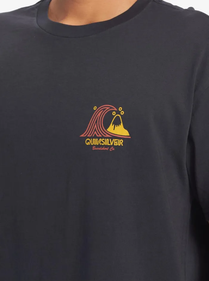 Quiksilver Roadways TShirt Tarmac Mens Tees Quiksilver Roadways TShirt Tarmac Mens Tees