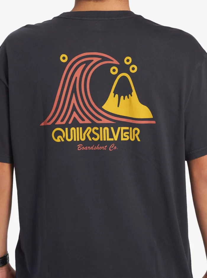 Quiksilver Roadways TShirt Tarmac Mens Tees Quiksilver Roadways TShirt Tarmac Mens Tees